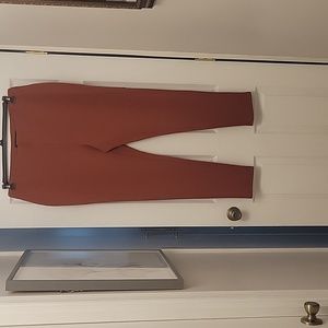 Knit leggings, rust colored leggings, Ashley Stewart leggings, Women size 18-20